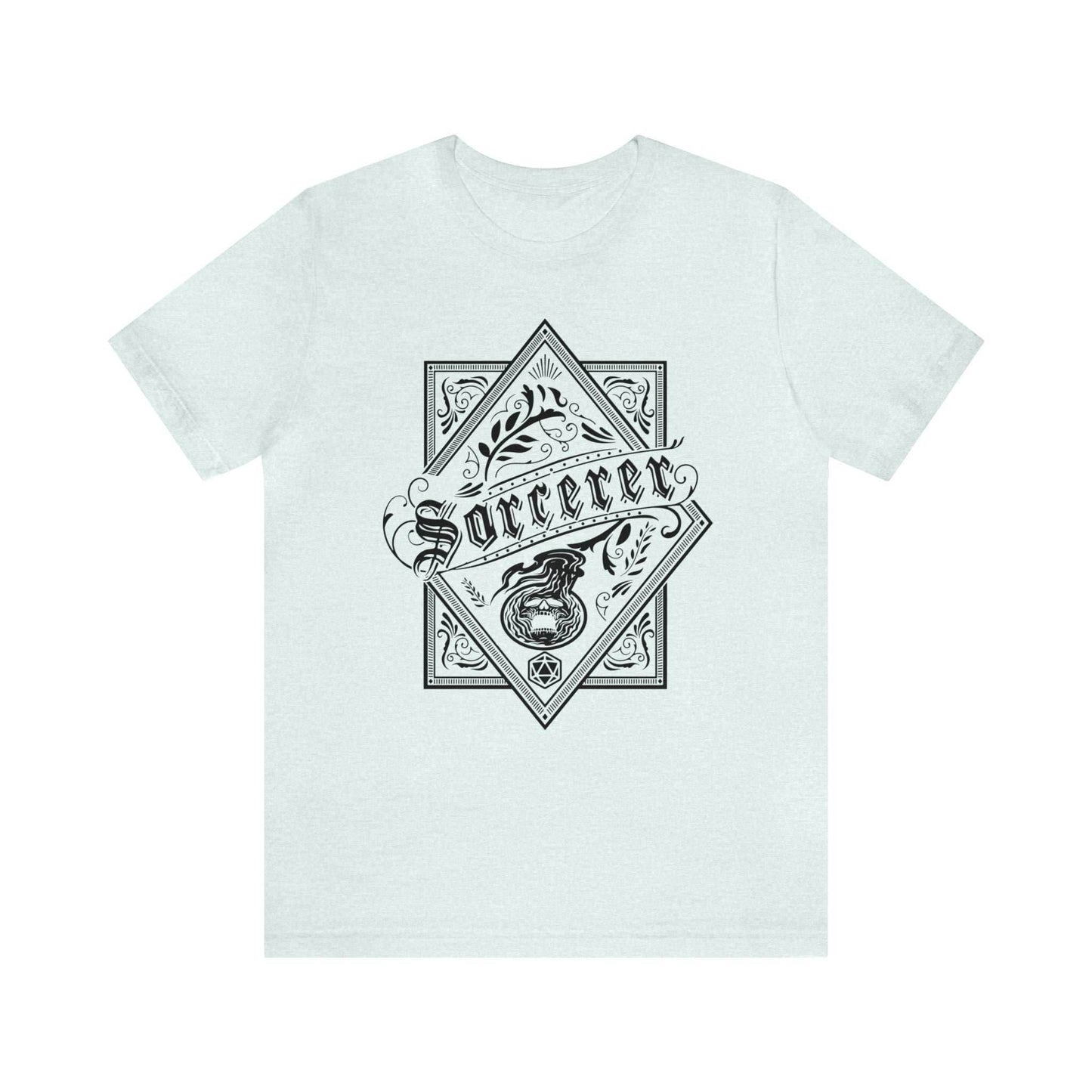 Sorcerer Class Shirt - Heather Ice Blue / S