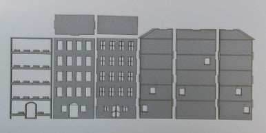 15mm European City Building (Matboard) - 15MCSS102 - 