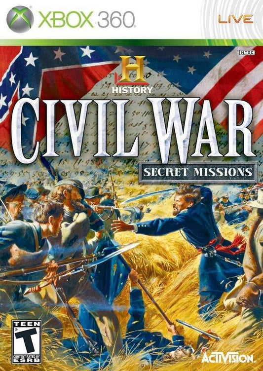 The History Channel: Civil War - Secret Missions (Xbox 360) - Game Manual Only