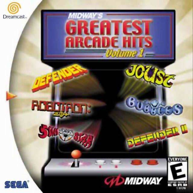 Midway's Greatest Arcade Hits Volume I (Sega Dreamcast) - Game Manual Only