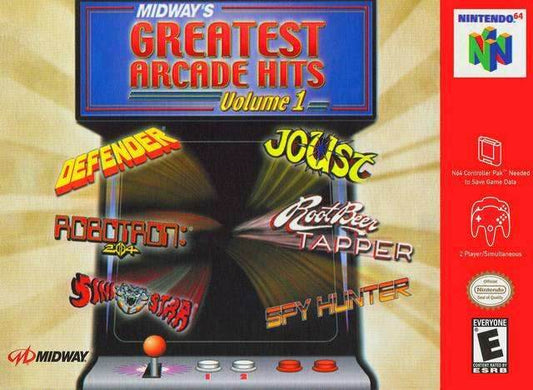 Midway's Greatest Arcade Hits Volume 1 (Nintendo 64) - Game Manual Only