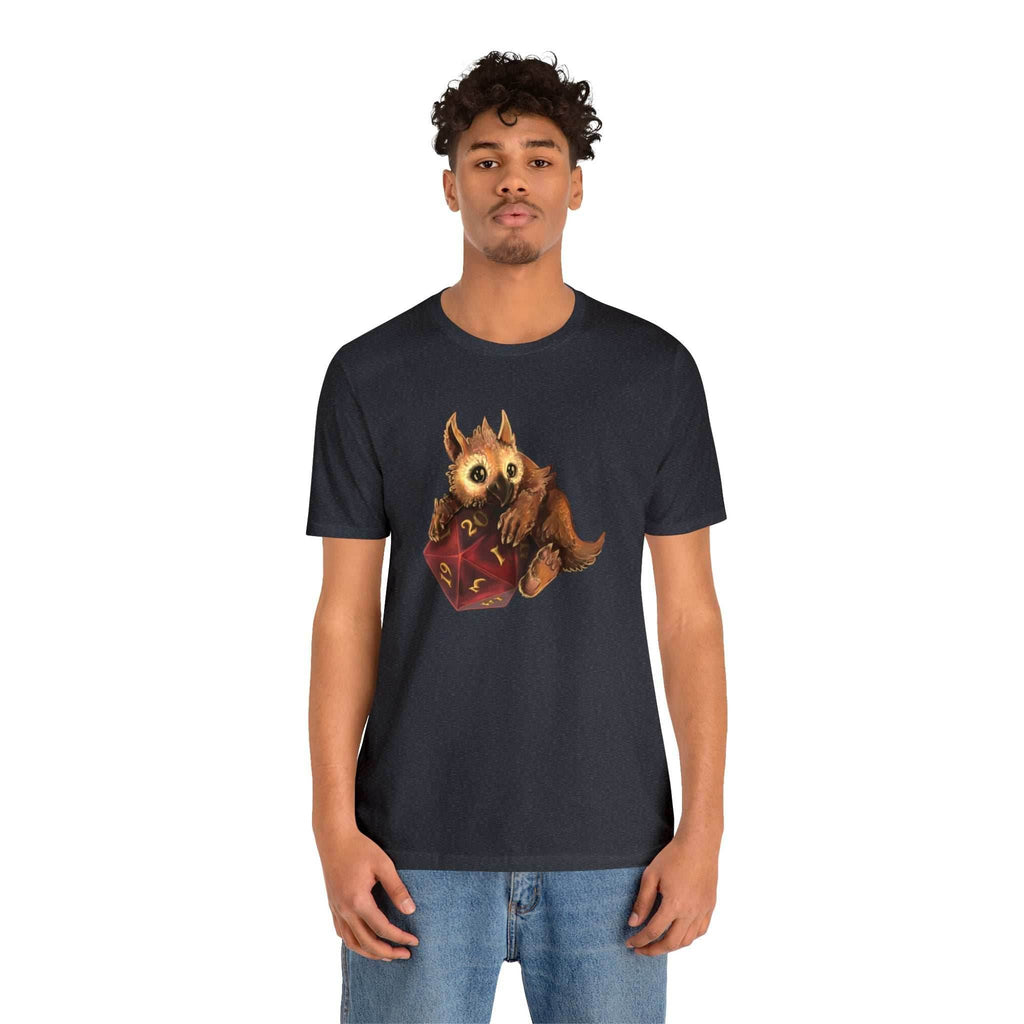 Owliver with High Variance D20 Short Sleeve Tee - Athletic Heather / S