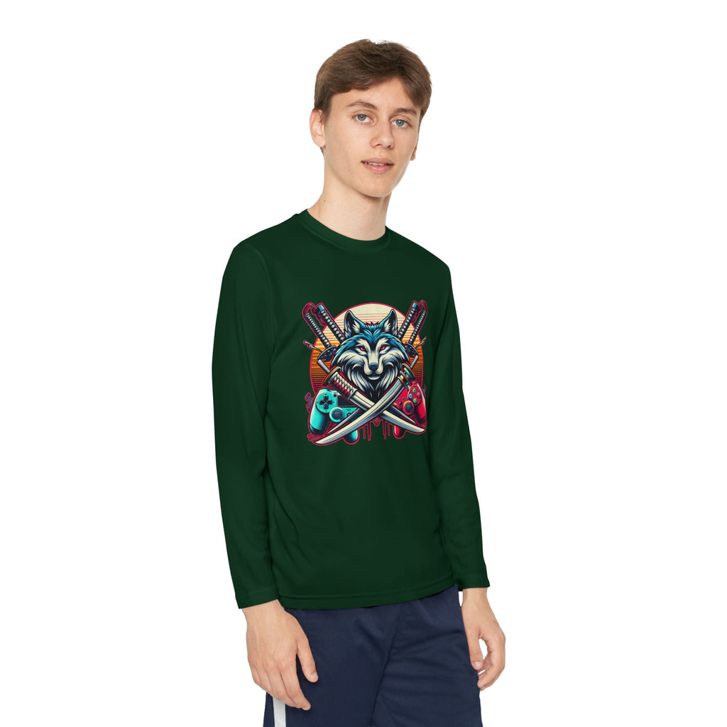 Xp wolf gamer long sleeve shirt