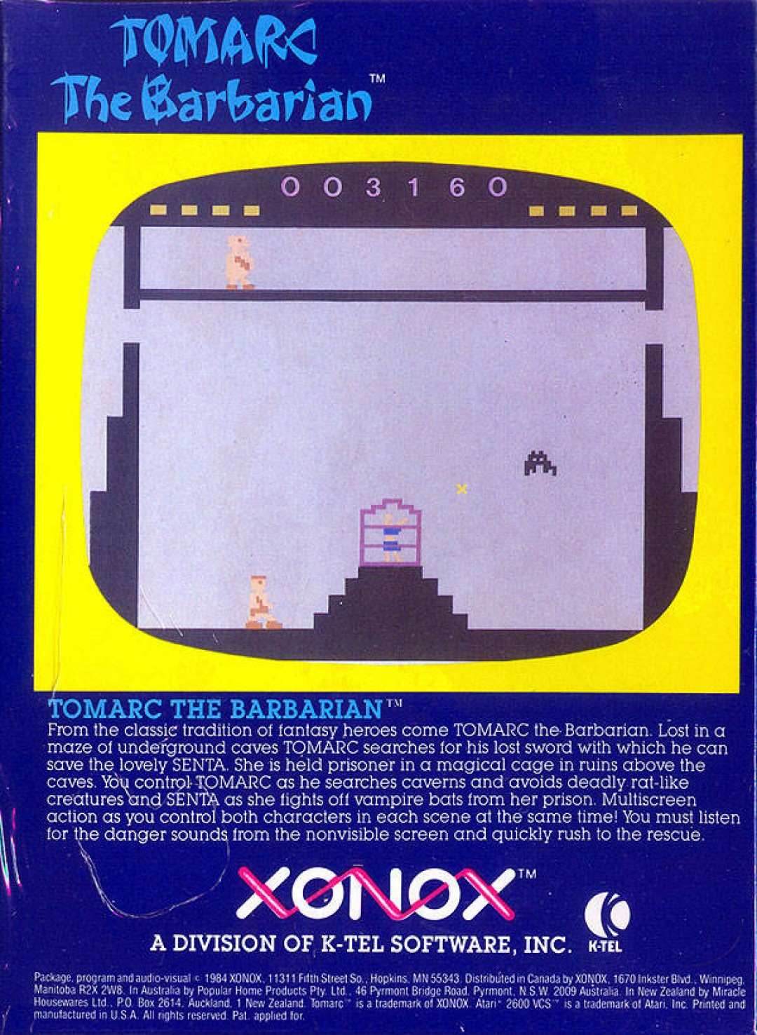Tomarc the Barbarian (Colecovision) - Game Manual Only