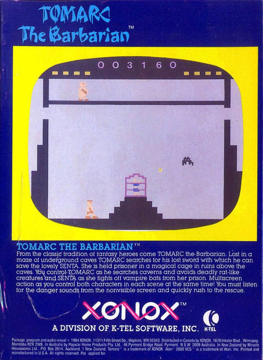 Tomarc the Barbarian (Colecovision) - Game Manual Only