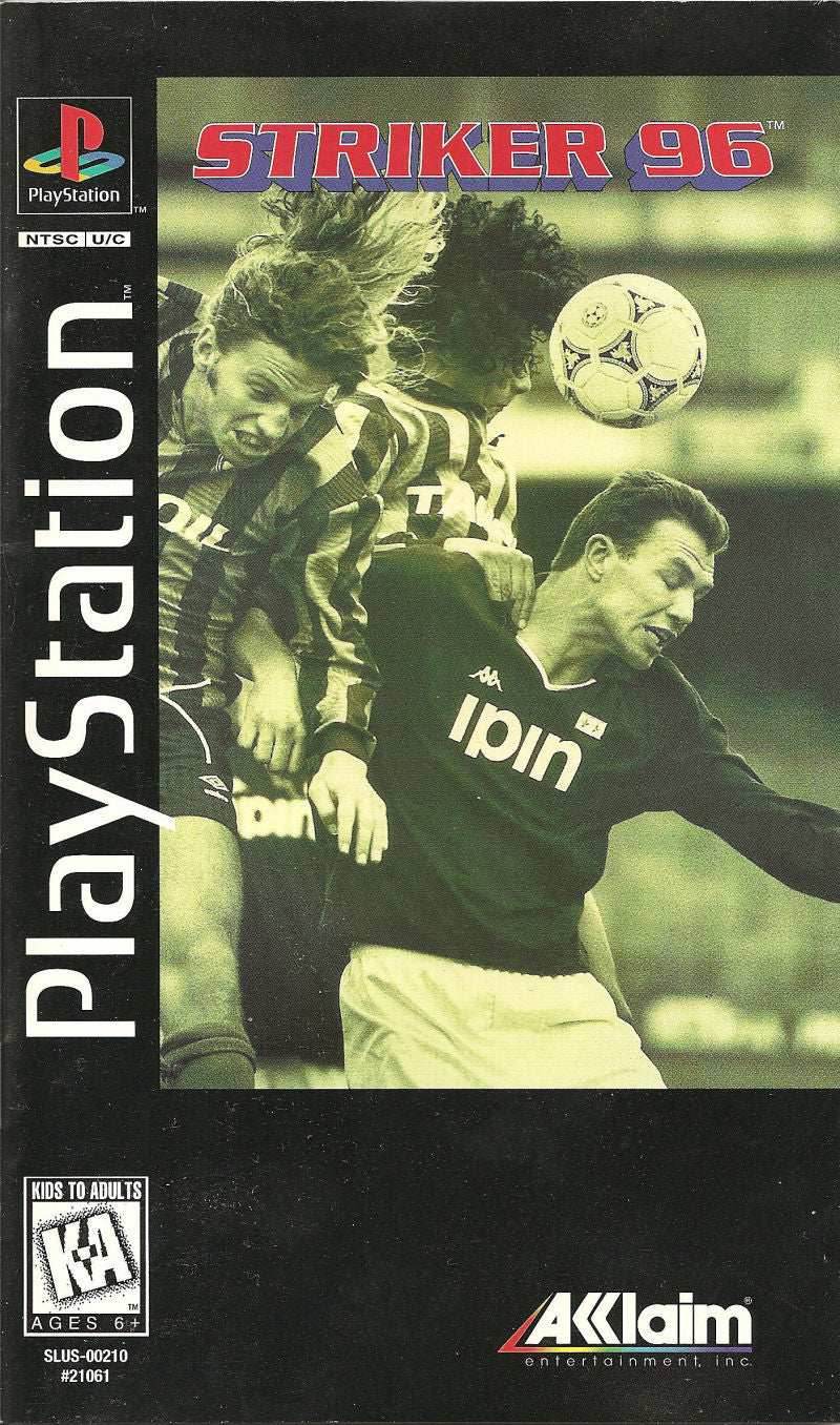 Striker '96 (Playstation) - Game Manual Only
