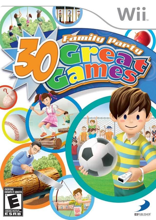 Family Party 30 Great Games (Wii) - Game Manual Only