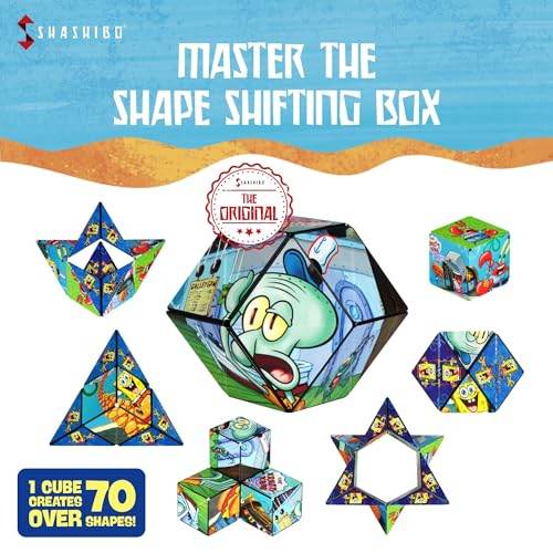 SHASHIBO Magnetic Puzzle Cube: Spongebob Squarepants - Krusty Krab - 