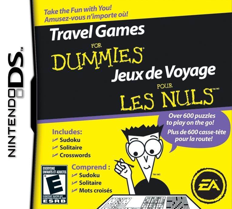 Travel Games For Dummies (Nintendo DS) - Game Manual Only