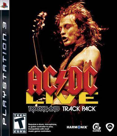 AC/DC Live: Rock Band Track Pack (Playstation 3) - Game Manual Only