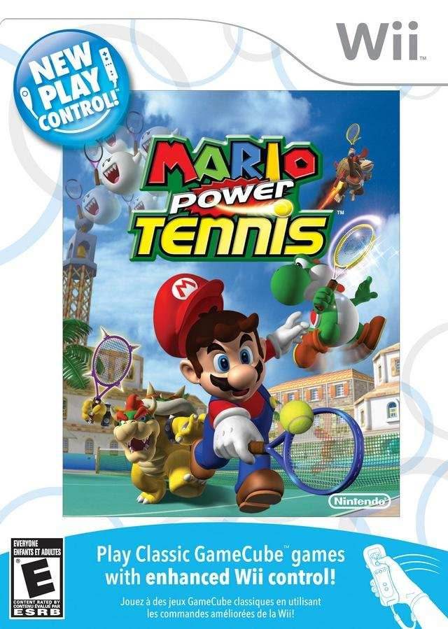 Mario Power Tennis New Play Control! (Wii) - Game Manual Only