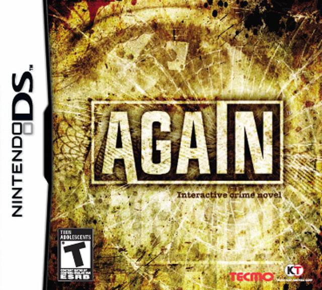 Again: Interactive Crime Novel (Nintendo DS) - Game Manual Only