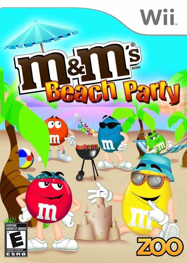 M&M's Beach Party (Wii) - Game Manual Only