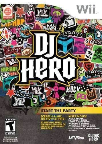 DJ Hero (Wii) - Game Manual Only