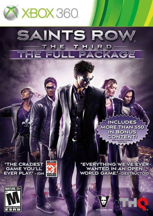Saints Row The Third: Full Package (Xbox 360) - Game Manual Only