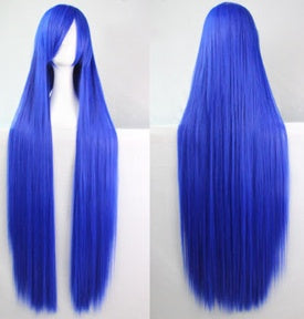 100cm Cosplay Straight Wig – Long Dyeable Party Wig | 18 Colors
