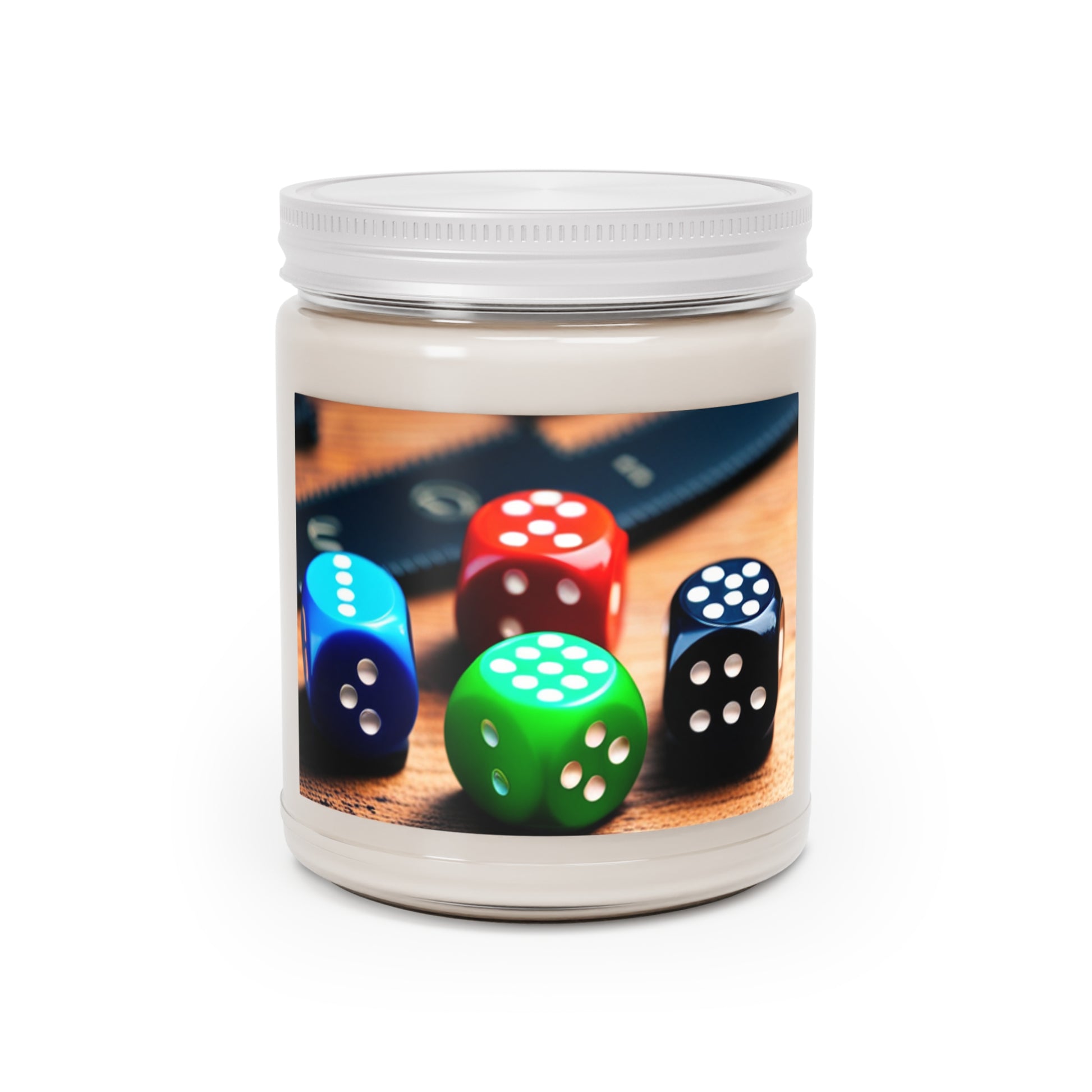Dungeon Dice 1 logo Scented Candles, 9oz-DungeonDice1