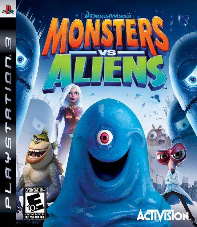 Monsters vs. Aliens (Playstation 3) - Game Manual Only