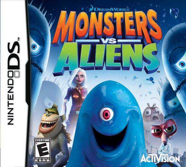 Monsters vs. Aliens (Nintendo DS) - Game Manual Only