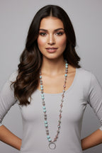 Starfire Moonflower Long Necklace