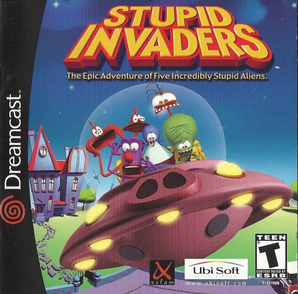 Stupid Invaders (Sega Dreamcast) - Game Manual Only