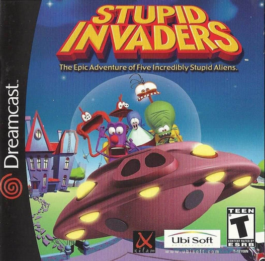 Stupid Invaders (Sega Dreamcast) - Game Manual Only