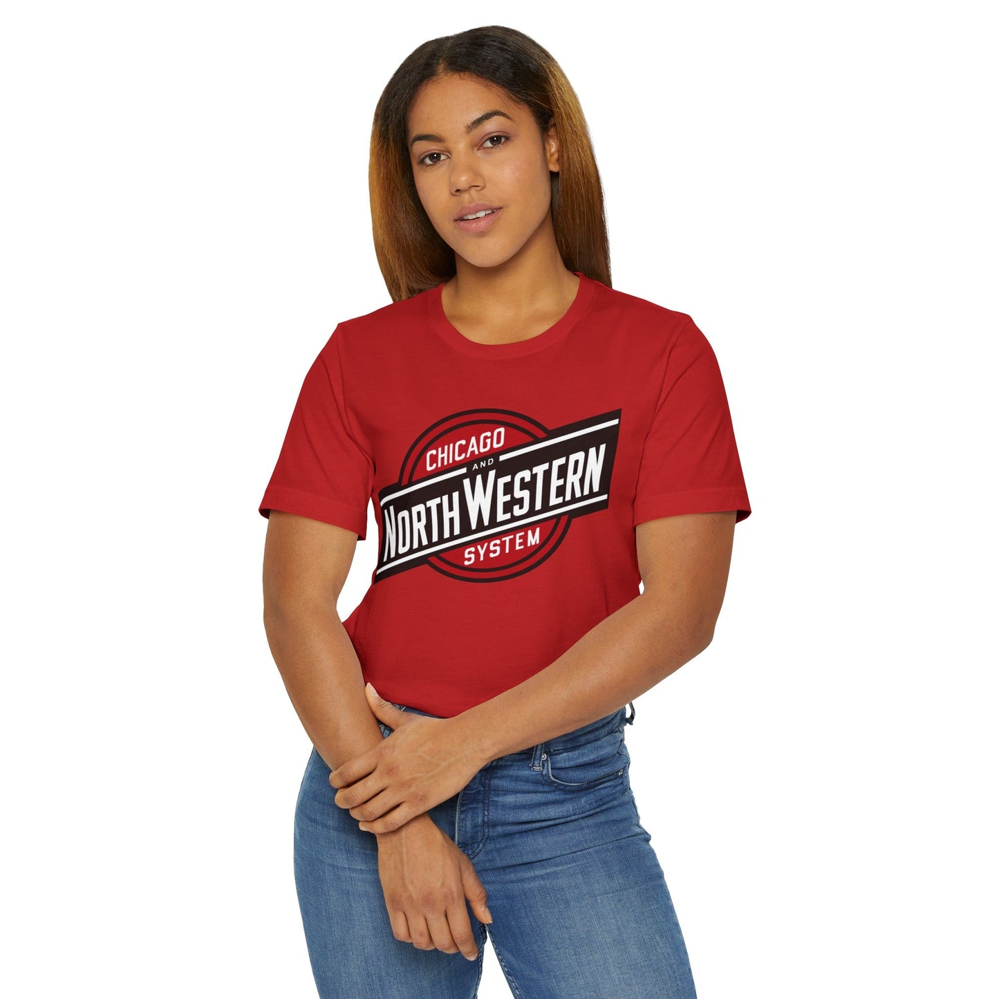 Chicago and North Western System Railroad Logo Tee