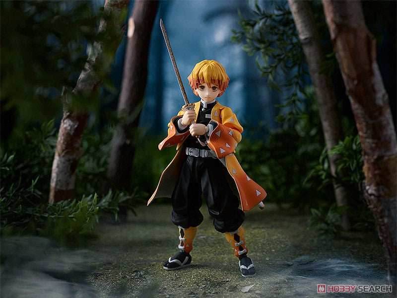 Demon Slayer: Kimetsu no Yaiba figma 522 DX Edition Zenitsu Agatsuma Figure - 