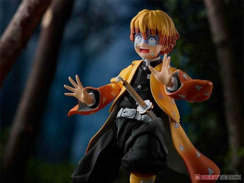 Demon Slayer: Kimetsu no Yaiba figma 522 DX Edition Zenitsu Agatsuma Figure - 