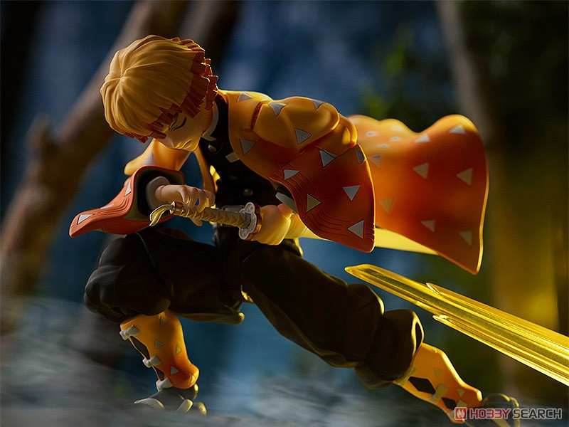 Demon Slayer: Kimetsu no Yaiba figma 522 DX Edition Zenitsu Agatsuma Figure - 