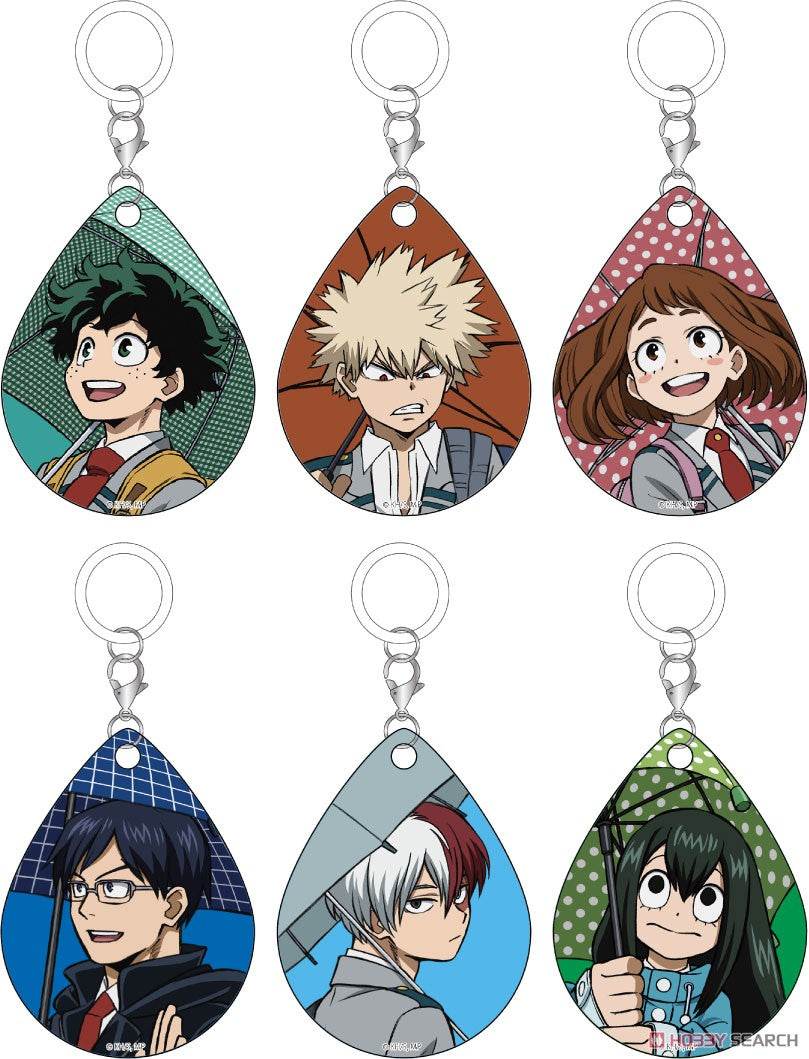 My Hero Academia Trading Acrylic Charm (Umbrella Maker) (Rainy Day) Keychain blind box ( 1 Blind Box ) - 
