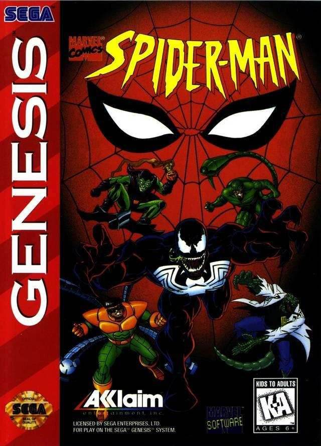 Spider-Man: Animated Series (Sega Genesis) - Game Manual Only