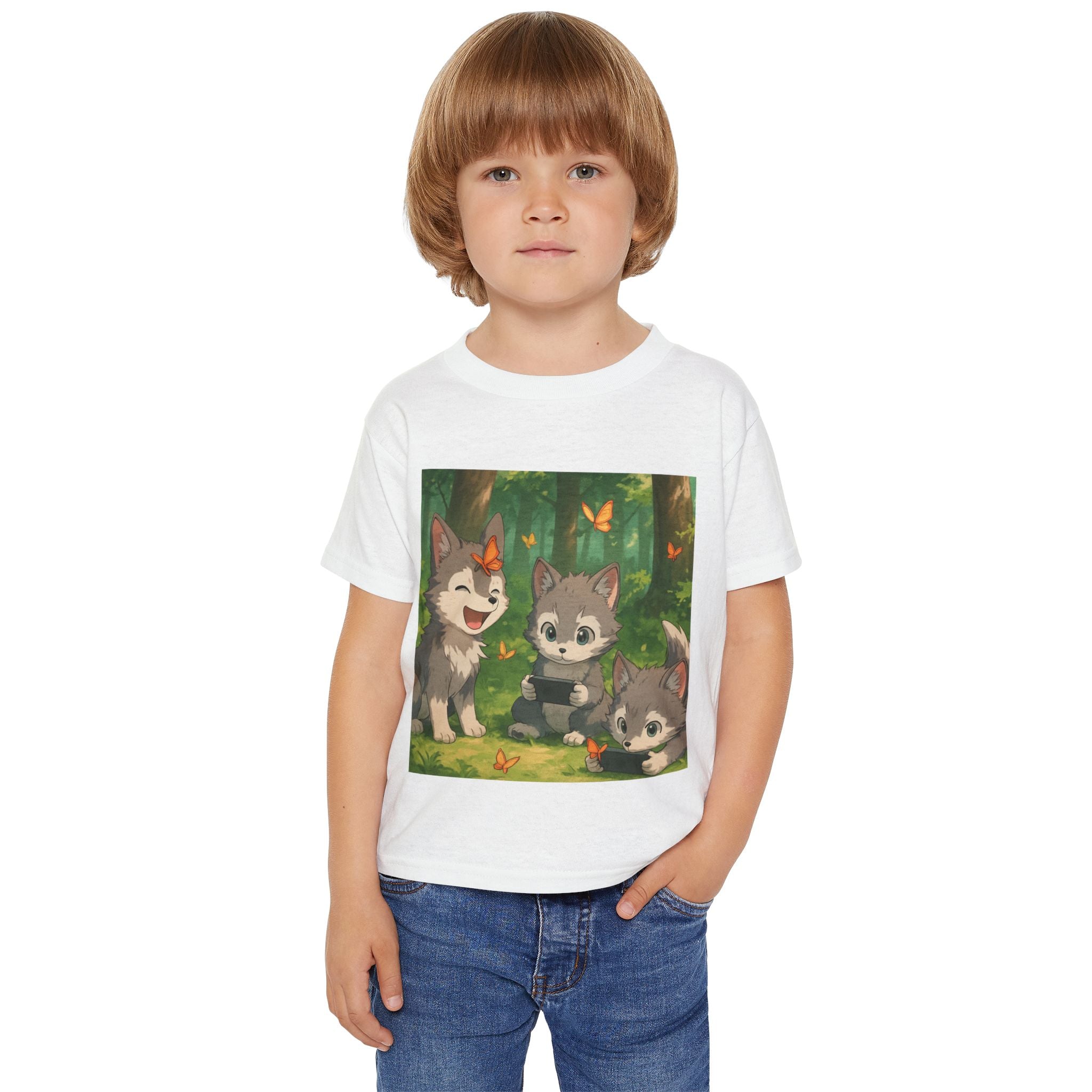Little Xp wolf Gamer's toddler t-shirt
