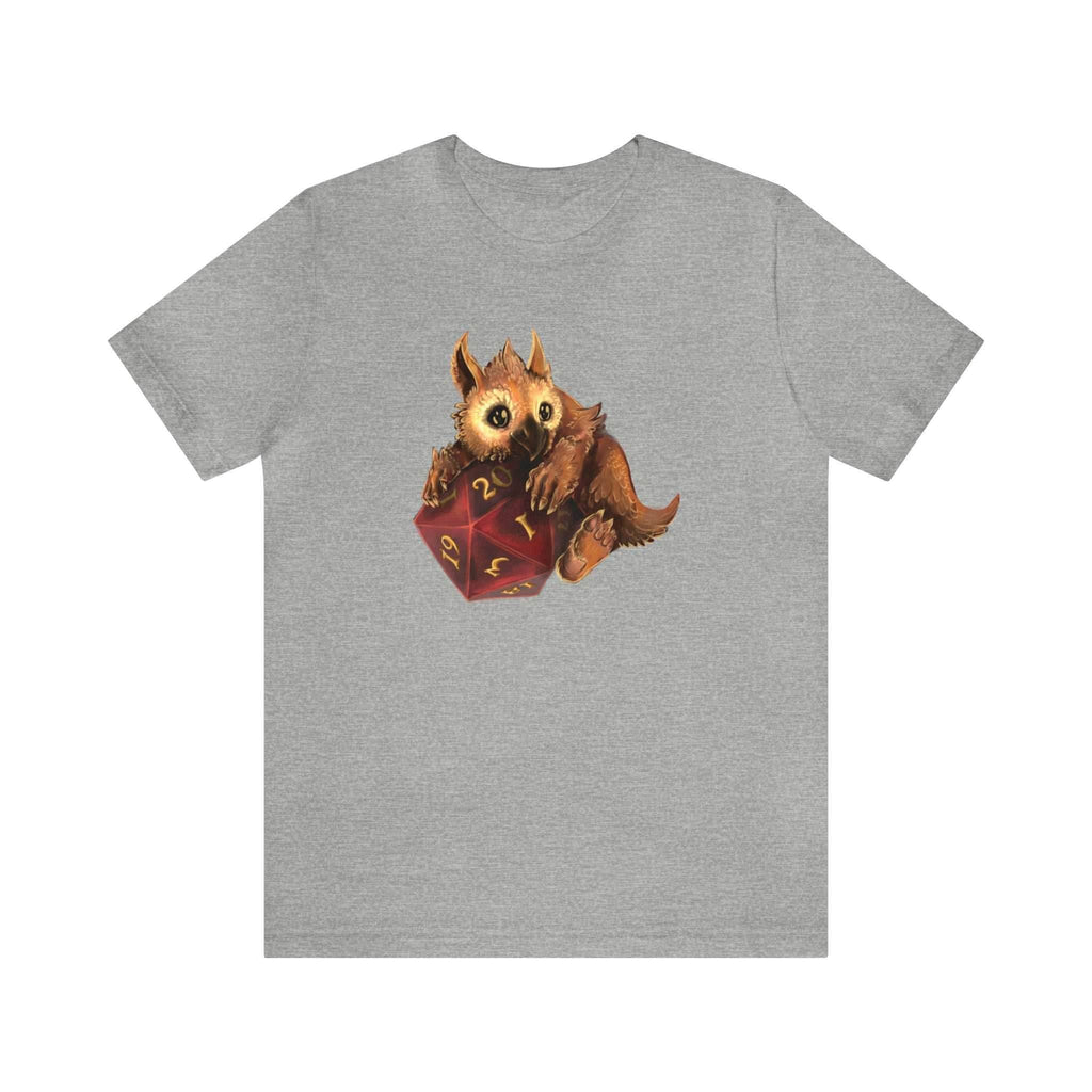 Owliver with High Variance D20 Short Sleeve Tee - Athletic Heather / S