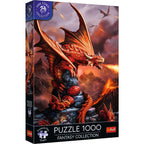 Trefl Premium Plus Anne Stokes Fire Dragon 1000 Piece Puzzle