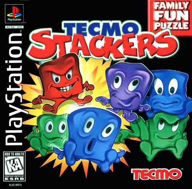 Tecmo Stackers (Playstation) - Game Manual Only