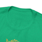 Golden Celtic Dice Dragon Shirt - Army / S