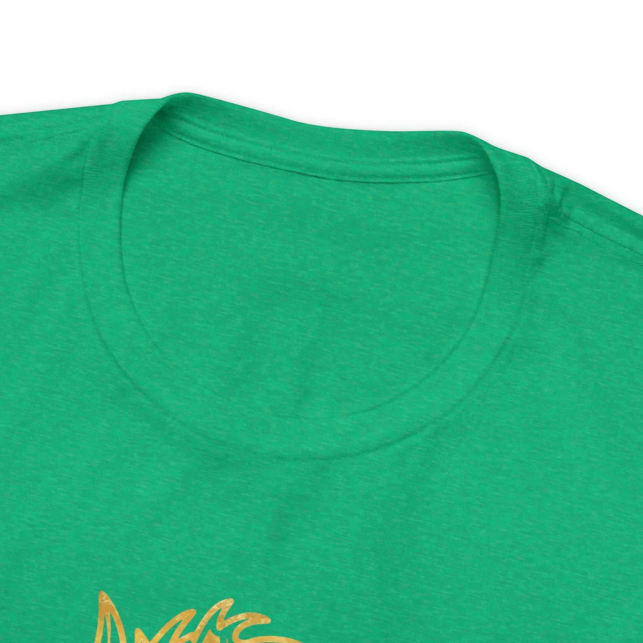 Golden Celtic Dice Dragon Shirt - Army / S