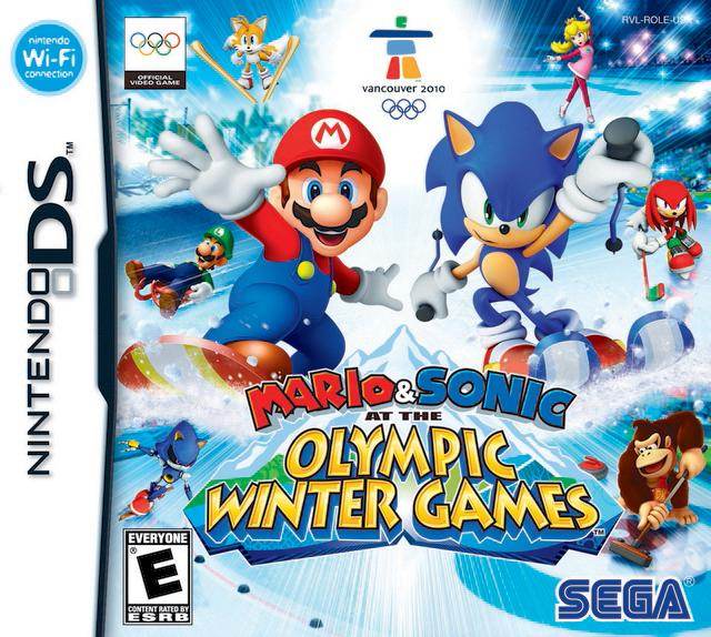Mario & Sonic At The Olympic Winter Games: Vancouver 2010 (Nintendo DS) - Game Manual Only