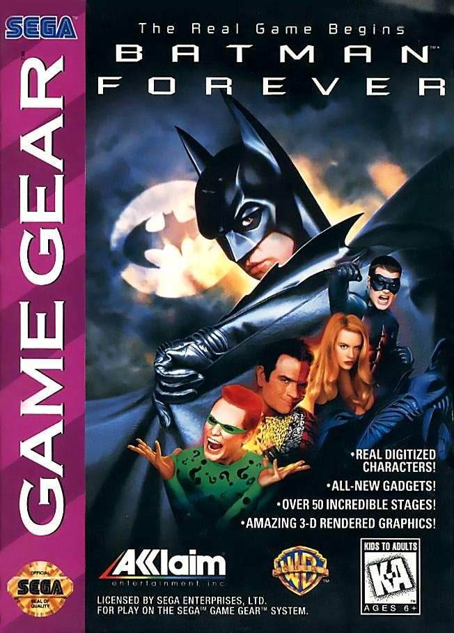 Batman Forever (Sega Game Gear) - Game Manual Only