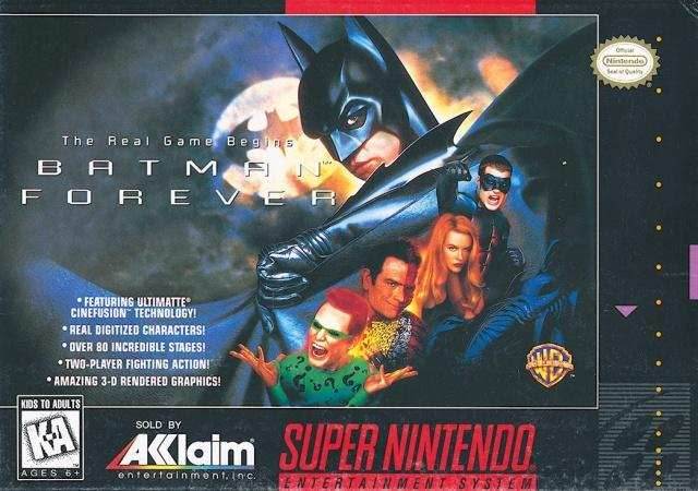 Batman Forever (Super Nintendo) - Game Manual Only