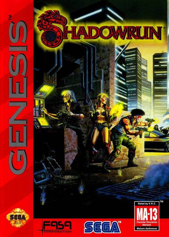 Shadowrun (Sega Genesis) - Game Manual Only