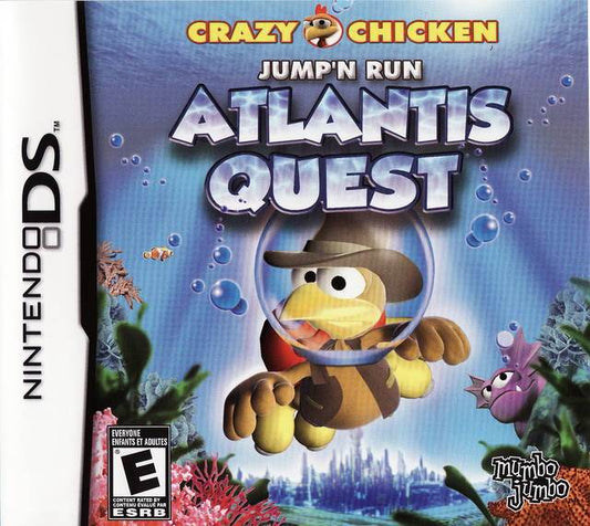 Crazy Chicken: Jump'N Run Atlantis Quest (Nintendo DS) - Game Manual Only