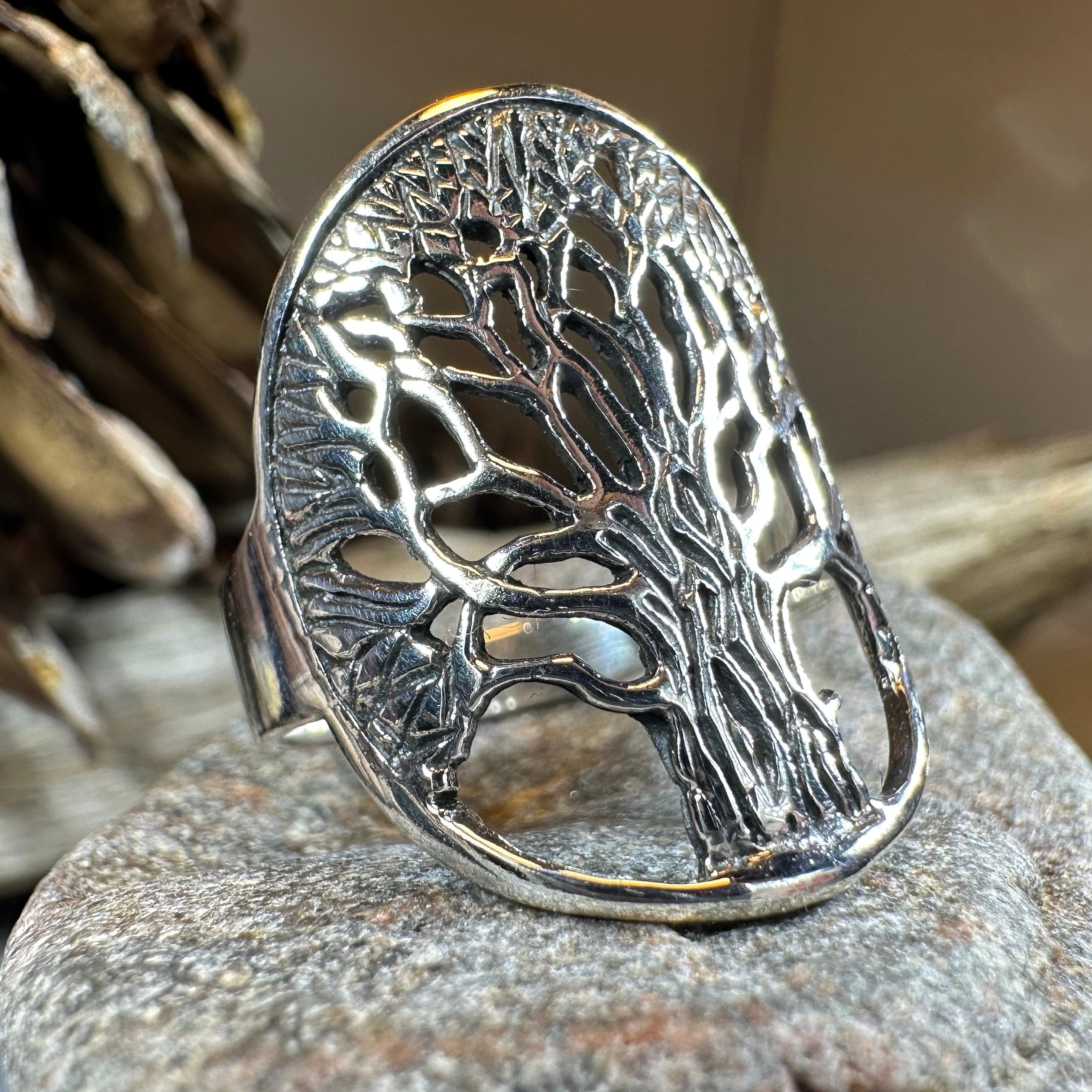 Realistic Tree of Life Ring
