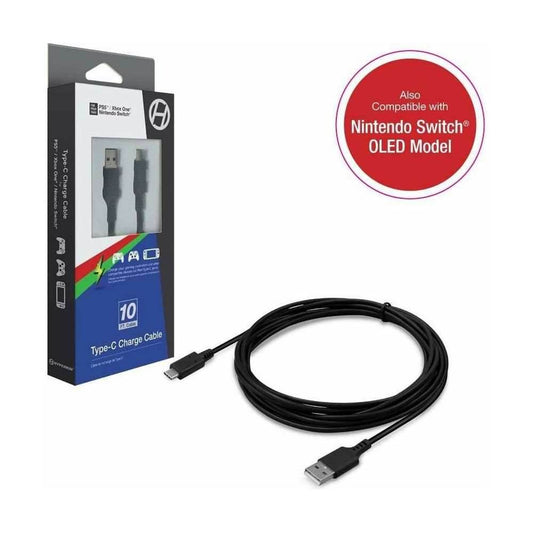 Type-C Charge Cable Compatible With PS5 / Xbox Series X® / Nintendo Switch® (Hyperkin) - 