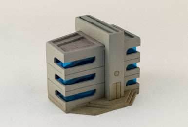 6mm Ultra Modern / Future City Buildings (6) - 285CSS052 - 