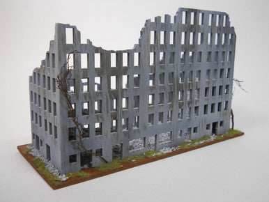 Ruined City Building (MDF) - 15MMDF267 - 