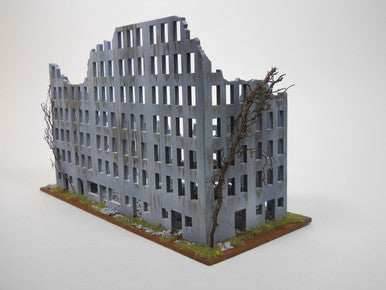 Ruined City Building (MDF) - 15MMDF267 - 