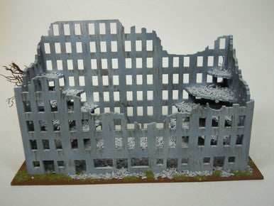 Ruined City Building (MDF) - 15MMDF267 - 