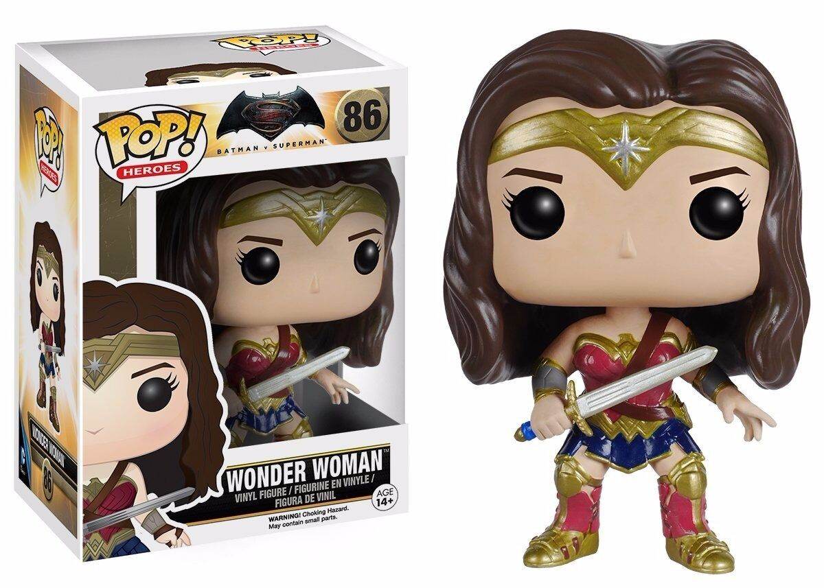 Funko Pop! Heroes: Batman Vs Superman Movie Wonder Woman Action Figure - 